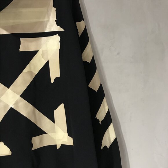 Off-White Black Printed Hooded Cardigan - Picture 5 of 9